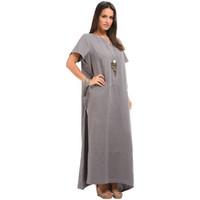 Linit Dress DESTINY women\'s Long Dress in grey