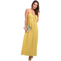 Linit Dress YAROSLAVA women\'s Long Dress in yellow