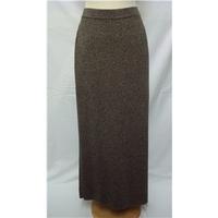 Liz Claiborne - Size: M - Flecked Brown - Long skirt