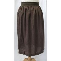 Liberty - Size: 10 - Brown - Patterned skirt