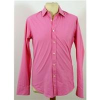 Liberty Of London Size 14/16 Flaming Pink Cotton Shirt