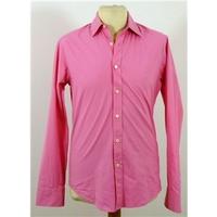 liberty of london size 1416 flaming pink cotton shirt