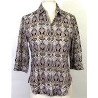 Liberty Multi-coloured 3/4 sleeved shirt UK Size 8