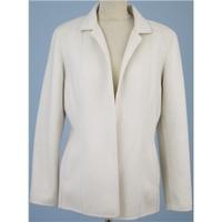 liz claiborne size l cream soft feel jacket