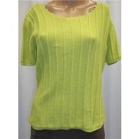 Liz Claiborne Small Lime Green Knit Top
