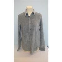linea exclusive to house of fraser size m grey long sleeved shirt
