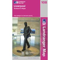 Liverpool - OS Landranger Map Sh...