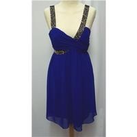 lipsy size 10 cobalt blue party dress