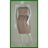 limited collection size 12 beige strapless dress