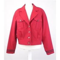 liz wear size m short red jacket