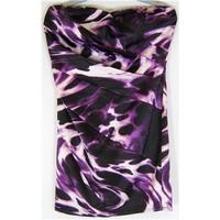 Lipsy mini-dress in purple & black, size 12