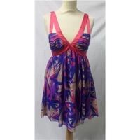 Lipsy Size 10 Purple/Pink Summer Dress Lipsy - Size: 10 - Purple - Sleeveless