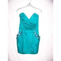 Lipsy - Size: 10 - Green - Strapless dress