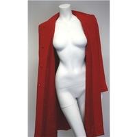 Liz Claiborne Size 12 Red Silk Coat Liz Claiborne - Size: 12 - Red - Casual jacket / coat