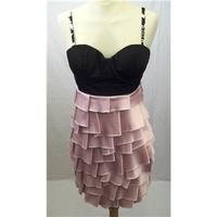 Lipsy London - Size 8 - Pink/Black Dress