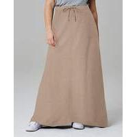 Linen Mix Maxi Skirt