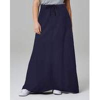 Linen Mix Maxi Skirt