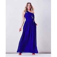 Little Mistress One Shoulder Maxi Dress