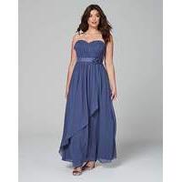 little mistress bandeau maxi dress