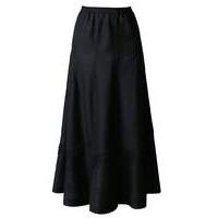 Linen-Mix Skirt 25in