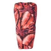 live unlimited jersey cacoon shift dress red