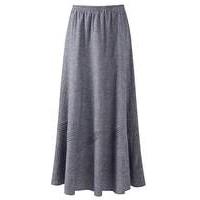 Linen Blend Skirt Length 33in