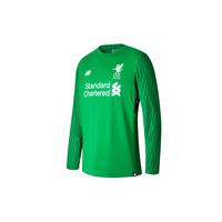 Liverpool FC 17/18 Kids Goalkeeper Home L/S Football Shirt