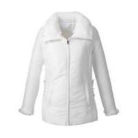 Lightly Padded Jacket With Fur Trim