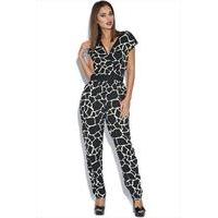 Little Mistress Graphic Print Jumpsuit