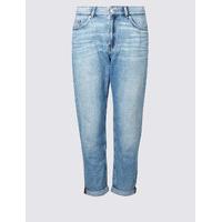 Limited Edition Boyfriend Mid Rise Slim Leg Jeans