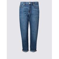 Limited Edition Boyfriend Mid Rise Slim Leg Jeans