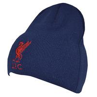 Liverpool Official Beanie Hat - Navy