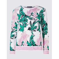 Limited Edition Floral Print Round Neck Jumper