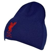 liverpool navy beanie hat