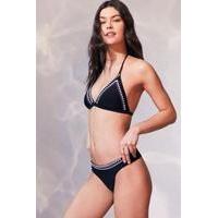 little white lies falcon bikini bottoms black