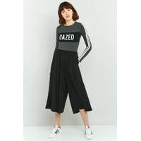 Light Before Dark Black Pleated Culottes, BLACK