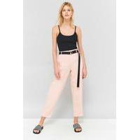 light before dark pink double pleated trousers pink