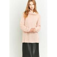 Light Before Dark Slouchy Turtleneck Jumper, NUDE/CHAIR