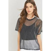 Light Before Dark Liquid T-shirt, CHARCOAL