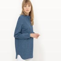 light weight denim long sleeved tunic