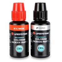 lifesystems chlorine dioxide liquid for water purification 2x30ml