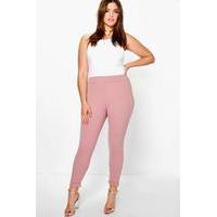 Liv Turn Up Cuff Trouser - antique rose