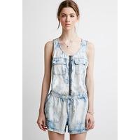 Life in Progress Bleached Chambray Playsuit