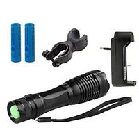 Lights LED Flashlights/Torch LED 4000 Lumens 5 Mode Cree XM-L T6 18650 / AAAAdjustable Focus / Waterproof / Rechargeable / Impact