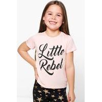 Little Rebel Tee - blush