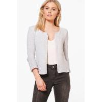 Lightweight Edge To Edge Cardigan - grey