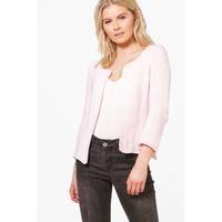 lightweight edge to edge cardigan blush