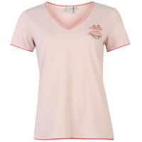 linea primero primero v neck t shirt ladies