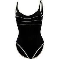 Livia 1 Piece Black Swimsuit Lavandou Ancolie women\'s Swimsuits in black