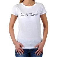 Little Marcel T-Shirt Telo-White women\'s T shirt in white